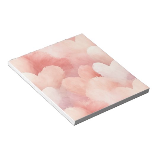 Bloc-note Joli Coeur rose (Incliné)