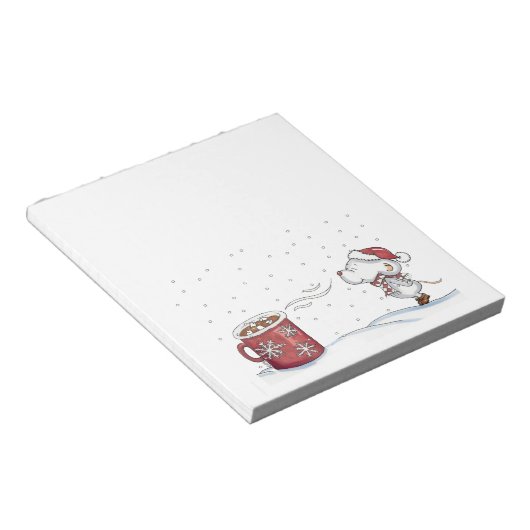 Bloc-note Joli dessin à la main pour Noël (Incliné)