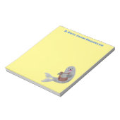 Bloc-note Joli dessin animé sur le phoque du Groenland (Tourné)