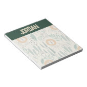Bloc-note Joli Doodle Lion Jungle Rainforest Motif (Incliné)