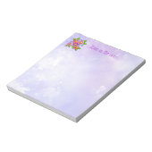 Bloc-note Joli ensemble de fleurs modernes (Tourné)