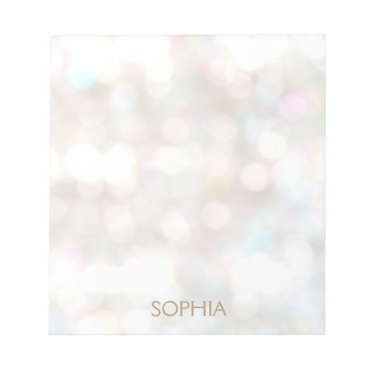 Bloc-note Joli et subtil Bokeh (Devant)