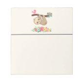 Bloc-note Joli fentes Brown accrochées à l'envers (Devant)