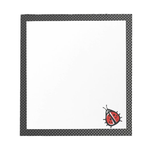 Bloc-note Joli Ladybug ; élégant (Devant)