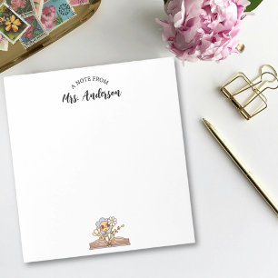 Bloc-note Joli Livre Floral Rétro Retour À L'École