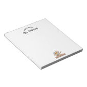 Bloc-note Joli Livre Floral Rétro Retour À L'École (Incliné)