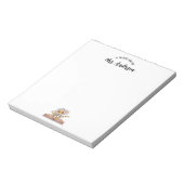 Bloc-note Joli Livre Floral Rétro Retour À L'École (Tourné)