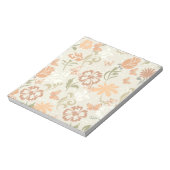 Bloc-note Joli modèle floral moderne (Tourné)