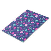 Bloc-note Joli motif floral de fond (Incliné)