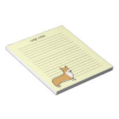 Bloc-note Joli Pembroke Welsh Corgi ligné (Incliné)