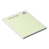 Bloc-note Joli poulpe violet vert (Incliné)