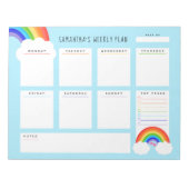 Bloc-note Joli Rainbow Weekly Planner (Devant)