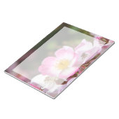 Bloc-note joli rose fleur rose sauvage pour dames (Incliné)