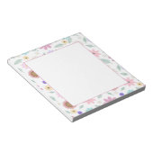Bloc-note Joli rose Fleurs Super Design rétro (Incliné)