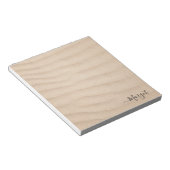 Bloc-note Joli sable de plage simple (Incliné)