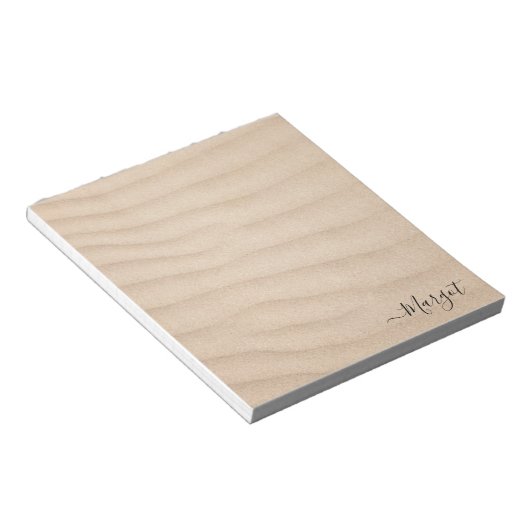 Bloc-note Joli sable de plage simple (Incliné)