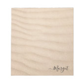 Bloc-note Joli sable de plage simple (Devant)