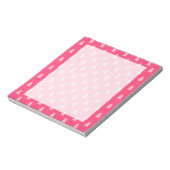 Bloc-note Joli sapin de Noël motif pastel et rose chaud (Tourné)