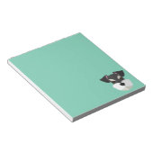 Bloc-note Joli Schnauzer de dessin animé ! (Incliné)