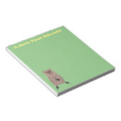 Bloc-note Joli sourire mignon dessin animé quokka (Incliné)