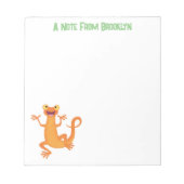 Bloc-note Joli triton orangé joyeux (Devant)