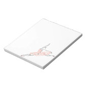 Bloc-note Jolie Ballerina rose (Tourné)