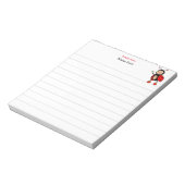 Bloc-note Jolie coccinelle lignée (Tourné)