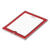 Bloc-note Jolie coccinelle simple (Tourné)