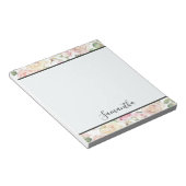 Bloc-note Jolie Crème Roses Roses Roses Roses Roses Roses (Incliné)