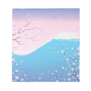 Bloc-note Jolie fleur de cerisier japonaise