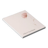 Bloc-note Jolie Fleur Rose (Incliné)
