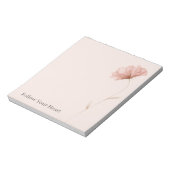 Bloc-note Jolie Fleur Rose (Tourné)