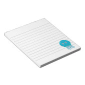 Bloc-note Jolie méduse caricaturale (Incliné)