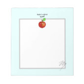 Bloc-note Jolie pomme (Devant)