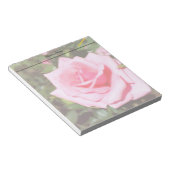 Bloc-note jolie rose rose avec des coeurs doux (Incliné)