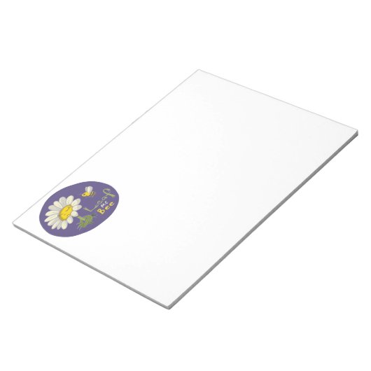 Bloc-note Jolie scène printanière avec fleur de marguerite e (Incliné)