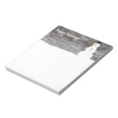 Bloc-note Jolie Snowman Joyeuses Fêtes (Tourné)