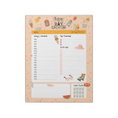 Bloc-note Jolie soumission d'été planificateur quotidien à f (Tourné)