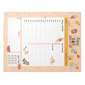 Bloc-note Jolie soumission d'été planificateur quotidien à f (Devant)