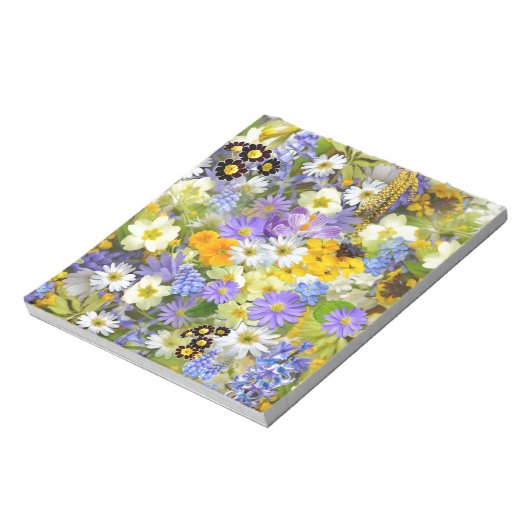 Bloc-note Jolies fleurs de printemps (Tourné)