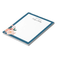 Bloc-notes- Pages adhésives-Jolies fleurs