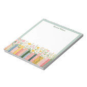 Bloc-note Jolies fleurs et livres (Tourné)