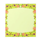 Bloc-note Jolies Fleurs Petites Vous Customisez (Devant)