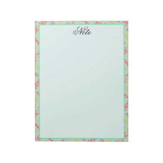 Bloc-note Jolies notes avec dents (Tourné)