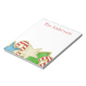 Bloc-note Jolis biscuits de Noël fantaisistes et amusants (Tourné)