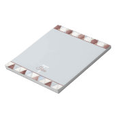 Bloc-note Jolis Diamants Bleus Crème Brun Tan (Tourné)
