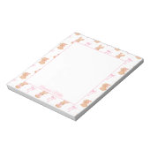 Bloc-note Jolis Nœuds Coquettes Roses Lapins Nom Personnalis (Tourné)