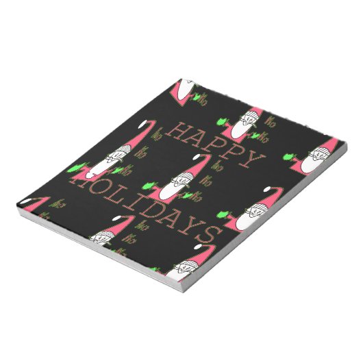 Bloc-note Jolly Mouse Père Noël : Une Illustration Fun Holid (Tourné)