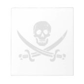 Bloc-note Jolly roger du drapeau pirate John Rackham (Calico (Devant)