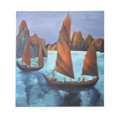 Bloc-note Joncs Dans La Baie Dragon Descendante (Devant)